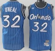 Wholesale Cheap Orlando Magic #32 Shaquille O'neal Blue Swingman Throwback Jersey