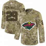 Wholesale Cheap Adidas Wild #29 Jason Pominville Camo Authentic Stitched NHL Jersey