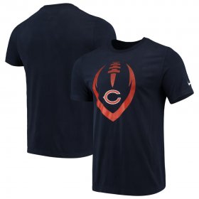 Wholesale Cheap Chicago Bears Nike Fan Gear Modern Icon Performance T-Shirt Navy