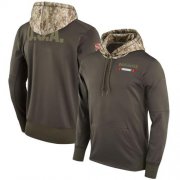 Wholesale Cheap Men's Tampa Bay Buccaneers Nike Olive Salute to Service Sideline Therma Pullover Hoodie