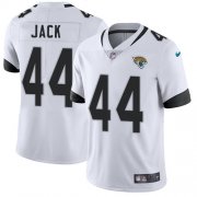 Wholesale Cheap Nike Jaguars #44 Myles Jack White Men's Stitched NFL Vapor Untouchable Limited Jersey