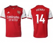 Wholesale Cheap Men 2021-2022 Club Arsenal home aaa version red 14 Soccer Jersey