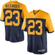 Wholesale Cheap Nike Packers #23 Jaire Alexander Navy Blue Alternate Youth Stitched NFL New Limited Jersey