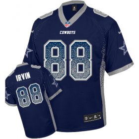 Wholesale Cheap Nike Cowboys #88 Michael Irvin Navy Blue Team Color Men\'s Stitched NFL Elite Drift Fashion Jersey