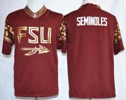 Wholesale Cheap Florida State Seminoles Blank Seminoles Team Pride Fashion Red Jersey