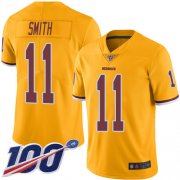 Wholesale Cheap Nike Redskins #11 Alex Smith Gold Men's Stitched NFL Limited Rush 100th Season Jersey