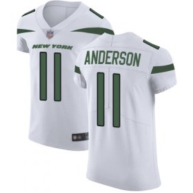 Wholesale Cheap Nike Jets #11 Robby Anderson White Men\'s Stitched NFL Vapor Untouchable Elite Jersey