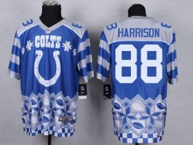 Wholesale Cheap Nike Colts #88 Marvin Harrison Royal Blue Men\'s Stitched NFL Elite Noble Fashion Jersey