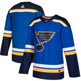 Wholesale Cheap Adidas Blues Blank Blue Home Authentic Stitched Youth NHL Jersey