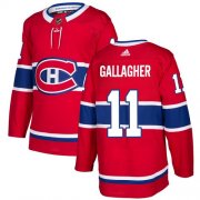 Wholesale Cheap Adidas Canadiens #11 Brendan Gallagher Red Home Authentic Stitched Youth NHL Jersey