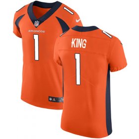 Wholesale Cheap Nike Broncos #1 Marquette King Orange Team Color Men\'s Stitched NFL Vapor Untouchable Elite Jersey