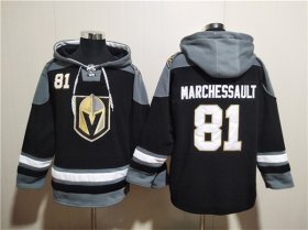 Cheap Men\'s Vegas Golden Knights #81 Jonathan Marchessault Black Ageless Must-Have Lace-Up Pullover Hoodie