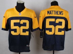 Wholesale Cheap Nike Packers #52 Clay Matthews Navy Blue Alternate Men\'s Stitched NFL New Elite Jersey
