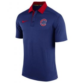 Wholesale Cheap Men\'s Chicago Cubs Nike Royal Authentic Collection Dri-FIT Elite Polo