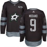 Wholesale Cheap Adidas Stars #9 Mike Modano Black 1917-2017 100th Anniversary Stitched NHL Jersey