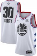Wholesale Cheap Jordan Men's 2019 NBA All-Star Game #30 Steph Curry White Dri-FIT Swingman Jersey