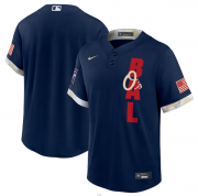 Wholesale Cheap Men's Baltimore Orioles Blank 2021 Navy All-Star Cool Base Stitched MLB Jersey