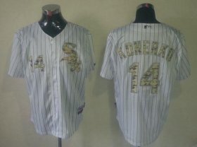 Wholesale Cheap White Sox #14 Paul Konerko White USMC Cool Base Stitched MLB Jersey