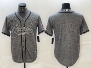 Cheap Men's Houston Astros Blank Grey Gridiron Cool Base Stitched Baseball Jerseys
