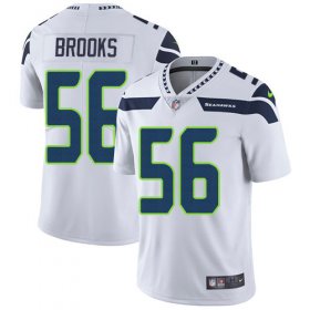 Wholesale Cheap Nike Seahawks #56 Jordyn Brooks White Men\'s Stitched NFL Vapor Untouchable Limited Jersey