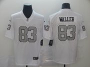 Wholesale Cheap Men's Oakland Raiders #83 Darren Waller White Color Rush Limited Stitched NFL Jersey