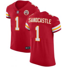 Wholesale Cheap Nike Chiefs #1 Leon Sandcastle Red Team Color Men\'s Stitched NFL Vapor Untouchable Elite Jersey