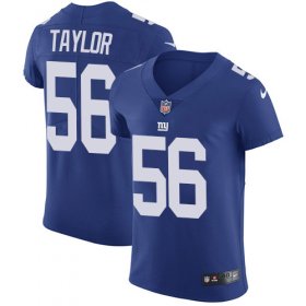 Wholesale Cheap Nike Giants #56 Lawrence Taylor Royal Blue Team Color Men\'s Stitched NFL Vapor Untouchable Elite Jersey