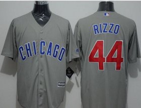 Wholesale Cheap Cubs #44 Anthony Rizzo Grey New Cool Base Stitched MLB Jersey