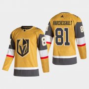 Cheap Vegas Golden Knights #81 Jonathan Marchessault Men's Adidas 2020-21 Authentic Player Alternate Stitched NHL Jersey Gold