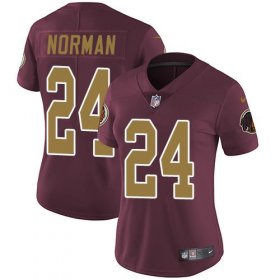 Wholesale Cheap Nike Redskins #24 Josh Norman Burgundy Red Alternate Women\'s Stitched NFL Vapor Untouchable Limited Jersey