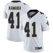 Wholesale Cheap Nike Saints #41 Alvin Kamara White Men's Stitched NFL Vapor Untouchable Limited Jersey