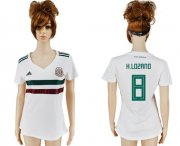 Wholesale Cheap Women's Mexico #8 H.Lozano Away Soccer Country Jersey