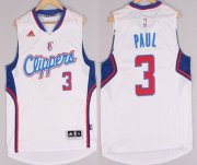 Wholesale Cheap Los Angeles Clippers #3 Chris Paul Revolution 30 Swingman 2014 New White Jersey
