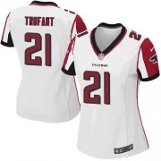 Wholesale Cheap Nike Falcons #21 Desmond Trufant White Women's Stitched NFL Elite Jersey