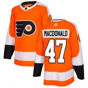 Wholesale Cheap Adidas Flyers #47 Andrew MacDonald Orange Home Authentic Stitched Youth NHL Jersey