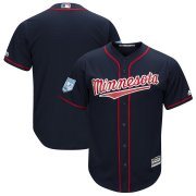 Wholesale Cheap Twins Blank Navy 2019 Spring Training Cool Base Stitched MLB Jersey