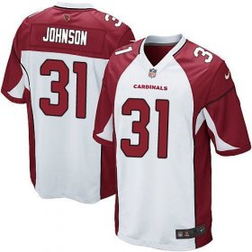 Wholesale Cheap Nike Cardinals #31 David Johnson White Youth Stitched NFL Elite Jersey