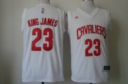 Wholesale Cheap Cleveland Cavaliers #23 King James 2015 White Fashion Jersey