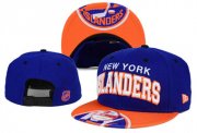 Wholesale Cheap NHL New York Islanders Team Logo Navy Snapback Adjustable Hat