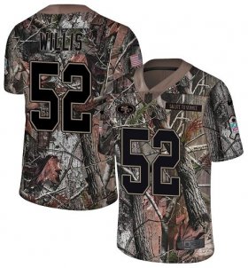 Wholesale Cheap Nike 49ers #52 Patrick Willis Camo Men\'s Stitched NFL Limited Rush Realtree Jersey
