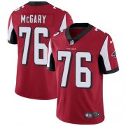 Wholesale Cheap Nike Falcons #76 Kaleb McGary Red Team Color Men's Stitched NFL Vapor Untouchable Limited Jersey