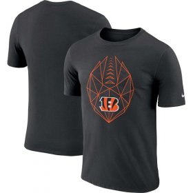 Wholesale Cheap Men\'s Cincinnati Bengals Nike Black Fan Gear Icon Performance T-Shirt
