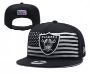 Wholesale Cheap Raiders Team Logo Black 2019 Draft Adjustable Hat YD