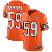 Wholesale Cheap Nike Bears #59 Danny Trevathan Orange Men's 100th Season Stitched NFL Limited Rush Jersey