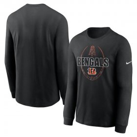 Wholesale Cheap Cincinnati Bengals Nike Icon Legend Performance Long Sleeve T-Shirt Black