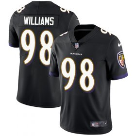 Wholesale Cheap Nike Ravens #98 Brandon Williams Black Alternate Men\'s Stitched NFL Vapor Untouchable Limited Jersey