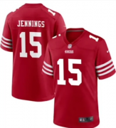 Cheap Men's San Francisco 49ers #15 Jauan Jennings 2022 New Red Vapor Untouchable Limited Stitched Jersey