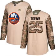 Wholesale Cheap Adidas Islanders #25 Devon Toews Camo Authentic 2017 Veterans Day Stitched NHL Jersey