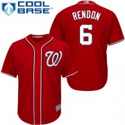 Wholesale Cheap Nationals #6 Anthony Rendon Red Cool Base Stitched Youth MLB Jersey