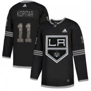Wholesale Cheap Adidas Kings #11 Anze Kopitar Black Authentic Classic Stitched NHL Jersey